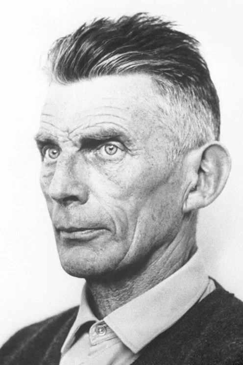 A portrait of Samuel Beckett
